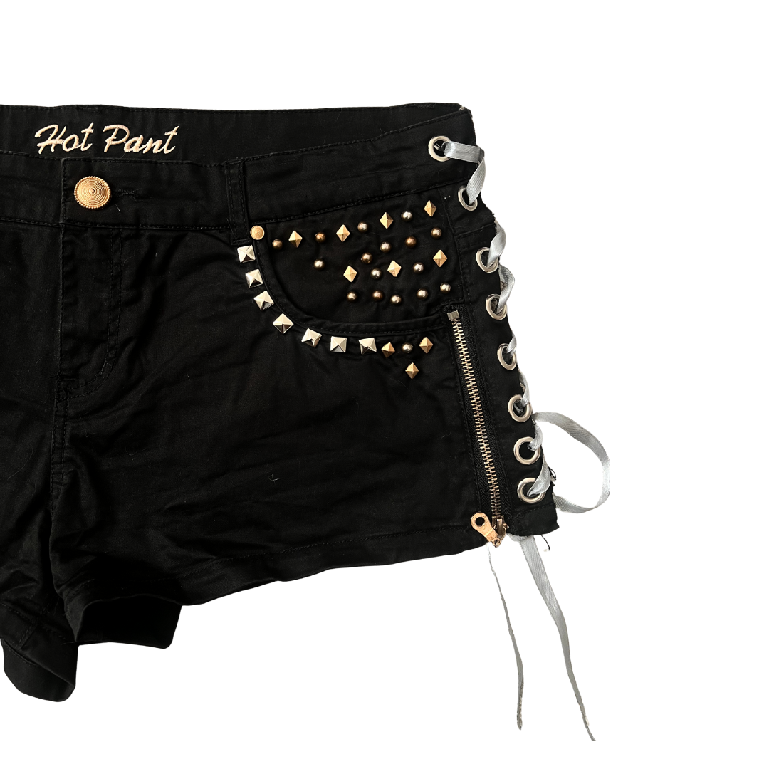 'Untie Me' Studded Shorts