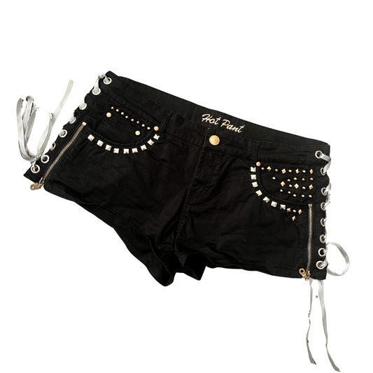 'Untie Me' Studded Shorts