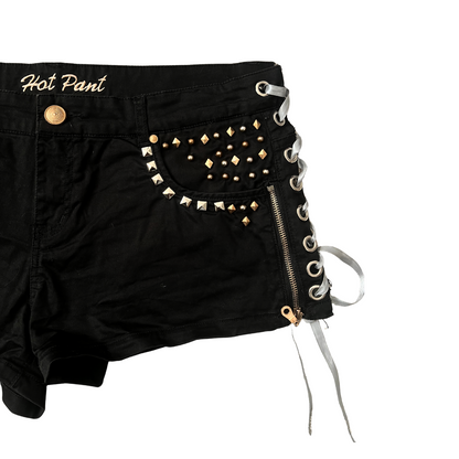'Untie Me' Studded Shorts