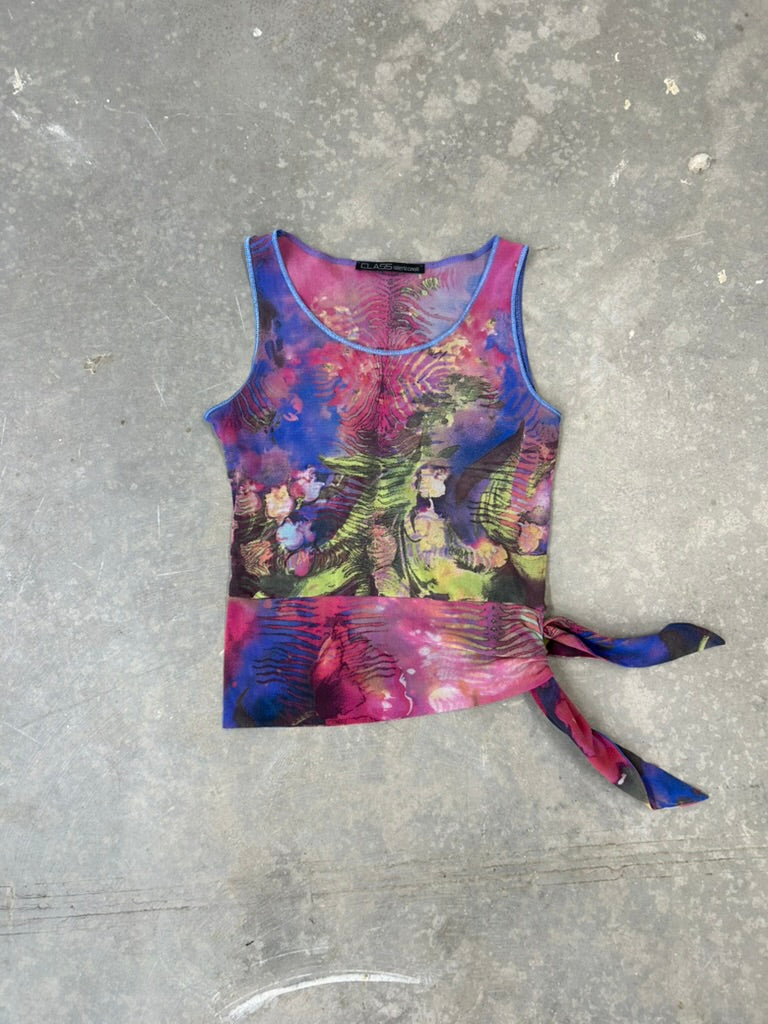 roberto cavalli mesh tank
