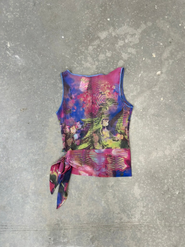 roberto cavalli mesh tank