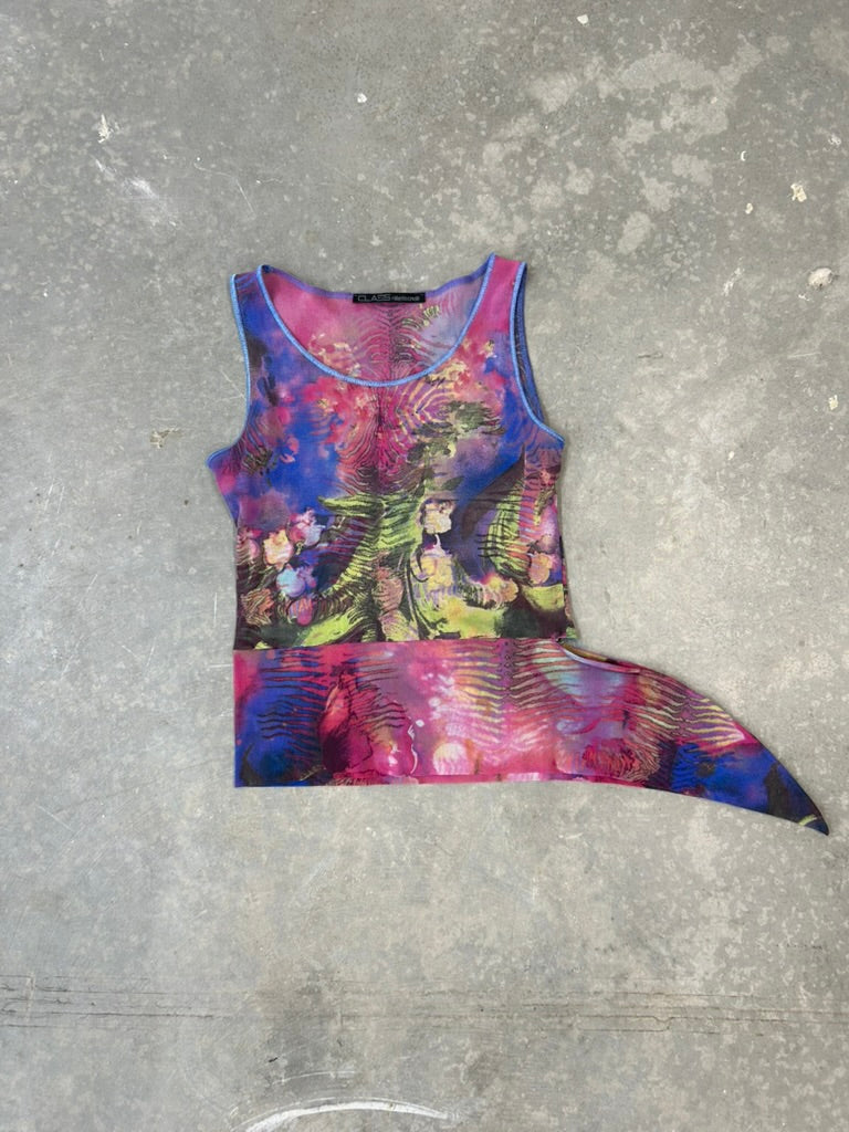 roberto cavalli mesh tank