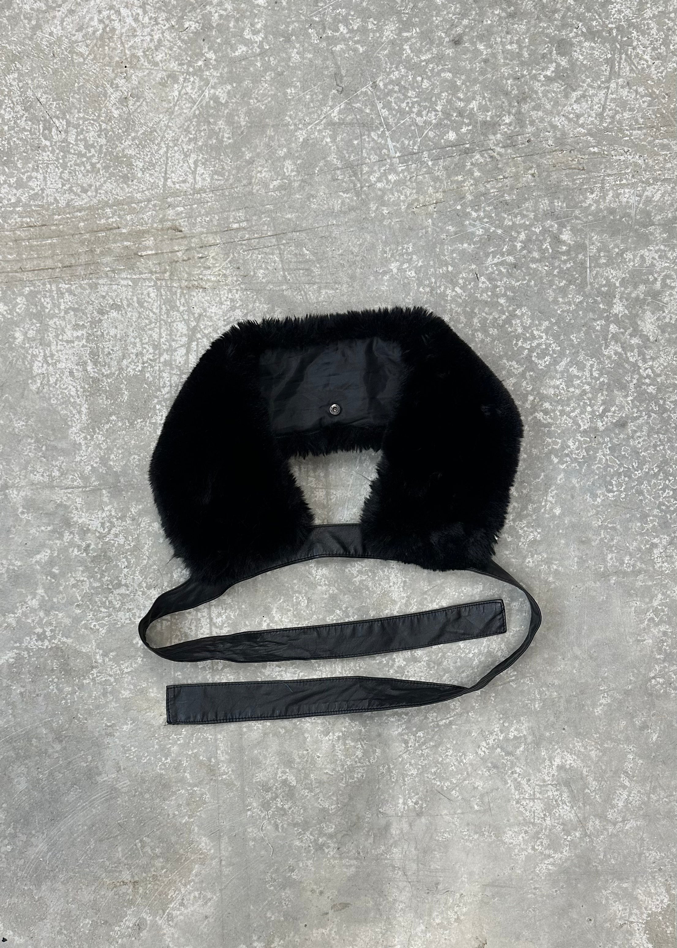 FUR HALTER TOP