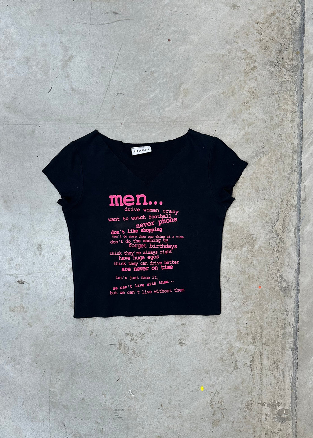 MEN... GRAPHIC BABY TEE