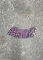 PLEATED MICRO-MINI SKIRT