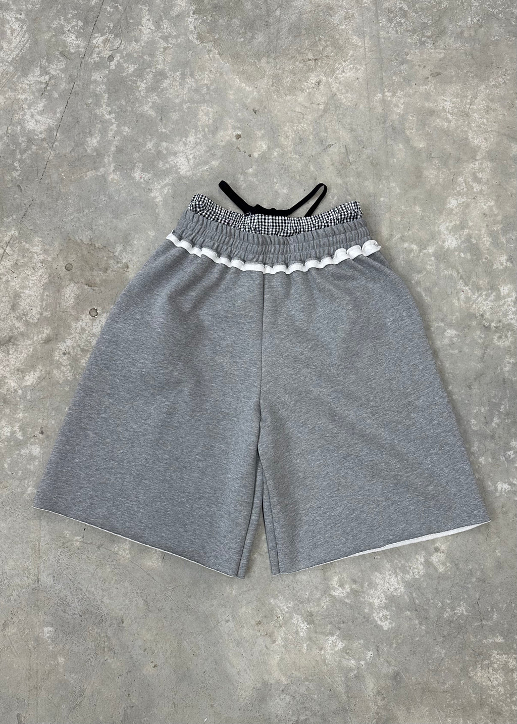 LAYERED JOGGER SHORTS