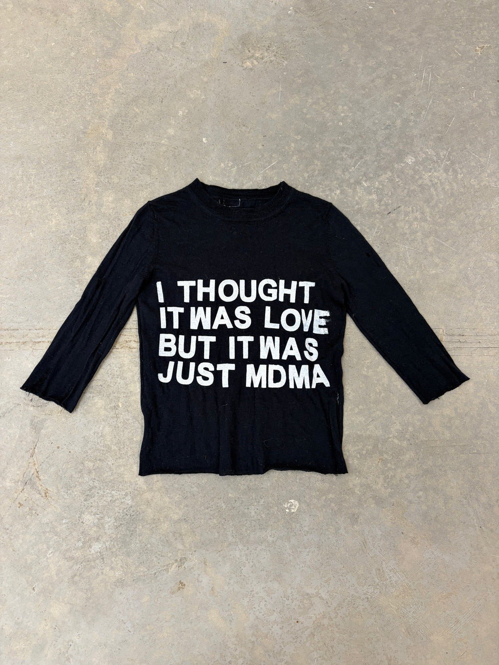 'I THOUGHT IT WAS LOVE' KNIT