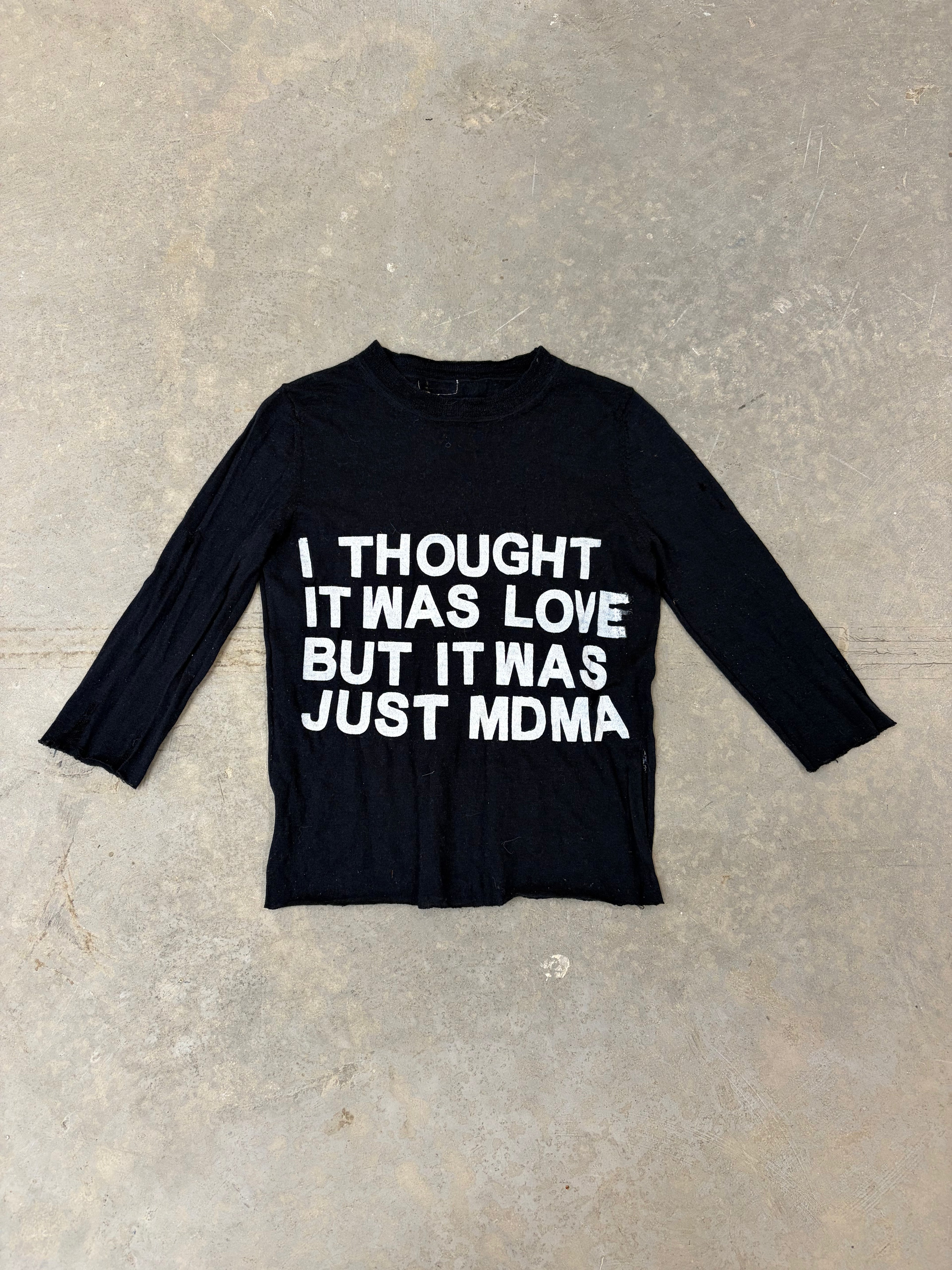 'I THOUGHT IT WAS LOVE' KNIT