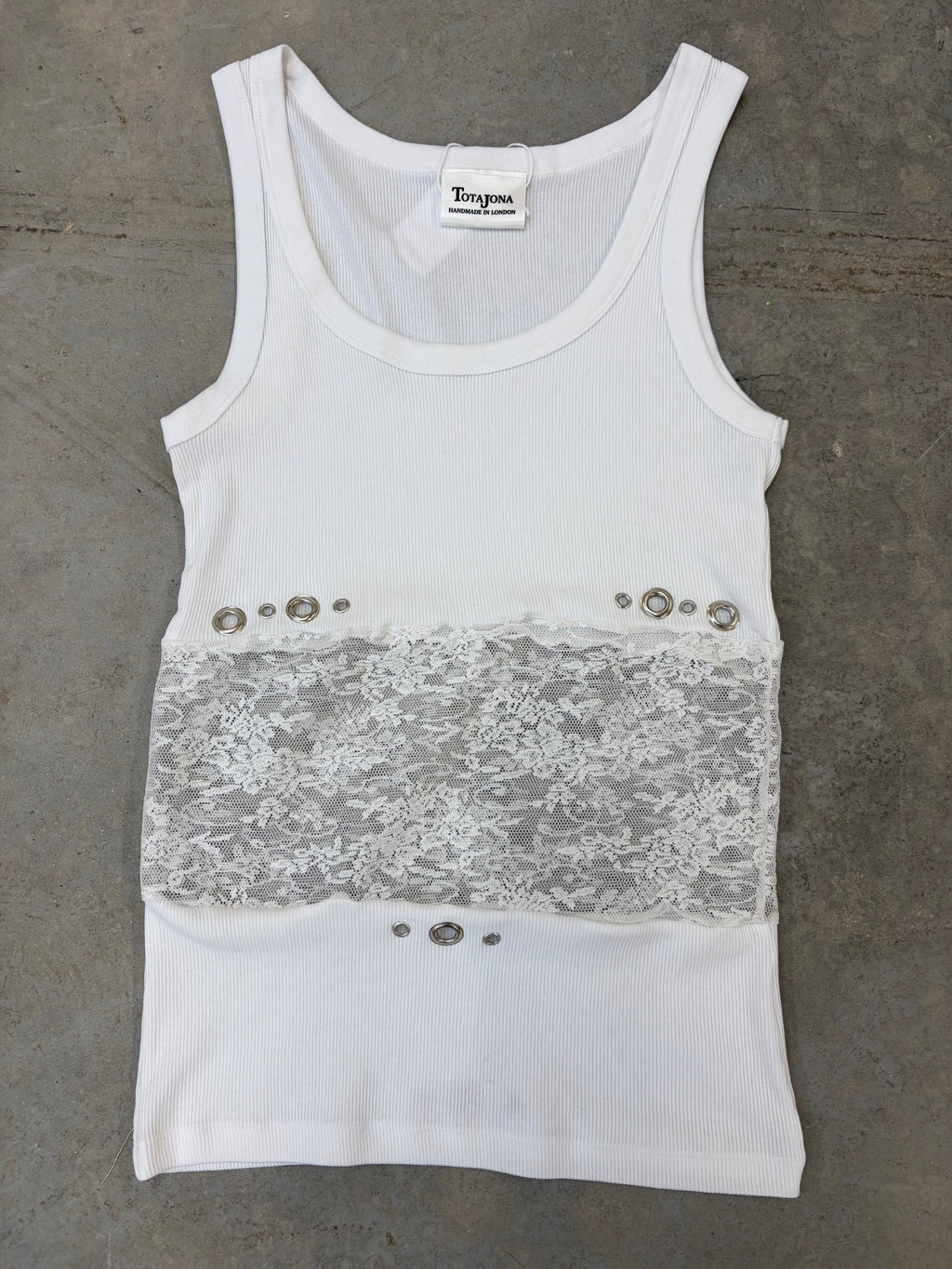 TJ LACE PANEL TANK TOP