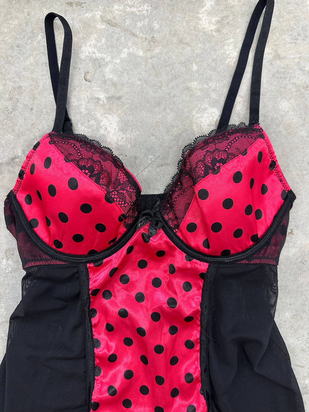 PINK POLKA BABYDOLL