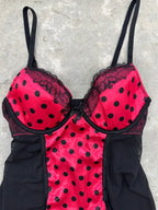 PINK POLKA BABYDOLL