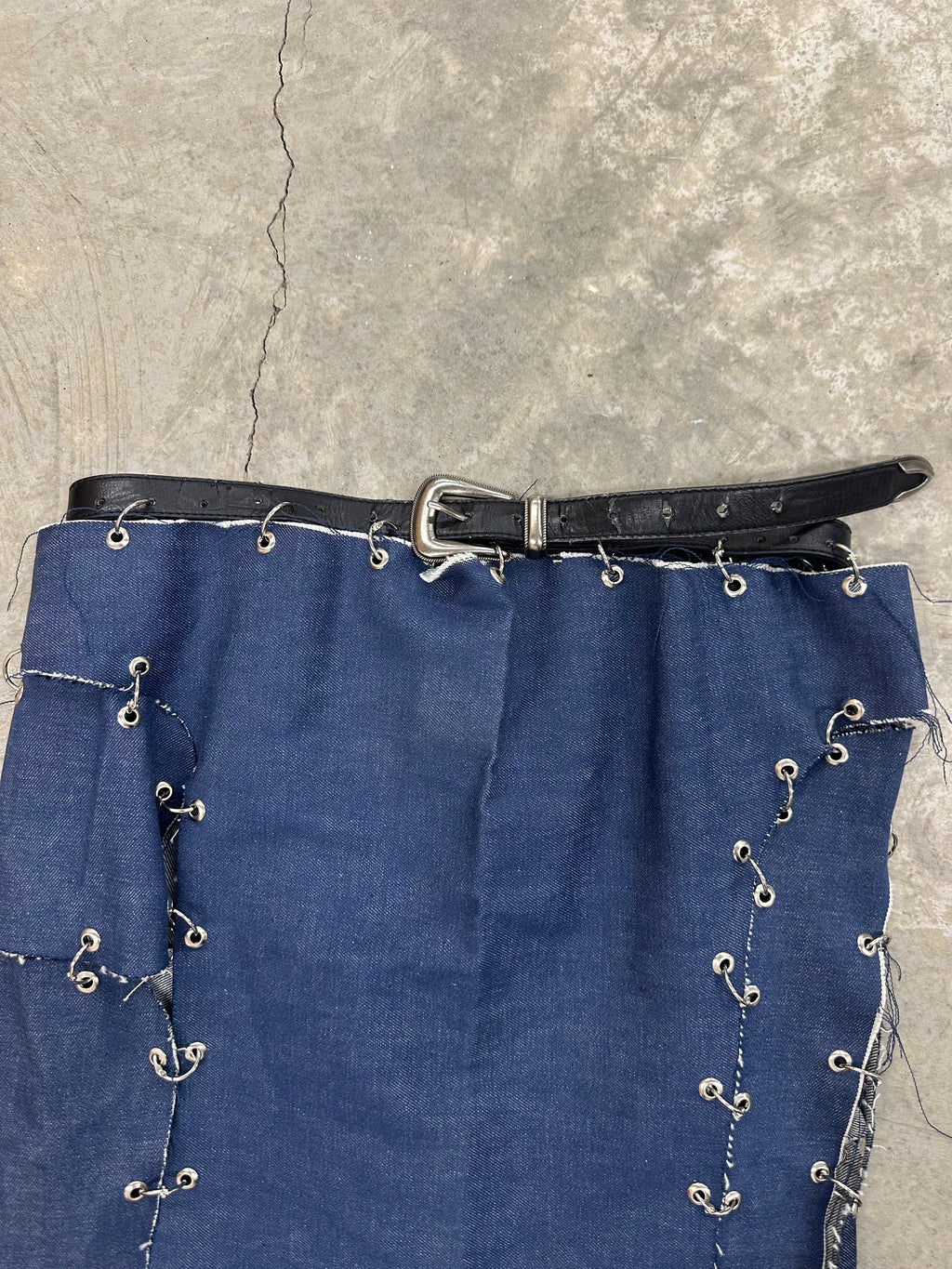 'ROW HEART' MIDI SKIRT